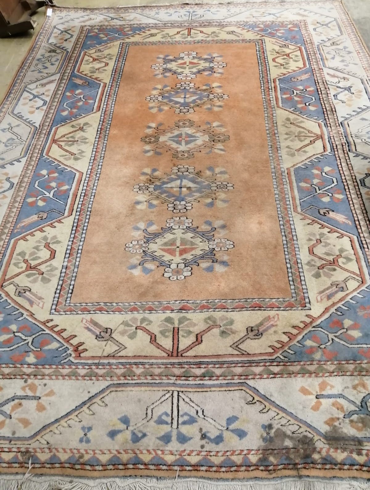 A Caucasian style carpet, 320 x 230cm